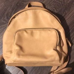 Tan backpack